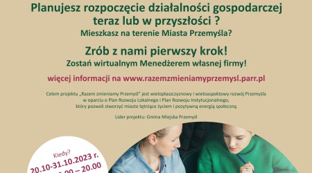 VI edycja warsztatów "Z biznesem na Ty" - rekrutacja rozpoczęta